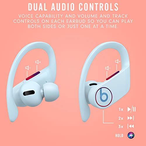 Beats Powerbeats Pro Wireless Earbuds - Apple H1 Headphone Chip, Class 1 Bluetooth Headphones, 9 Hours of Listening Time, Sweat Resistant, Built-in Microphone - Ivory