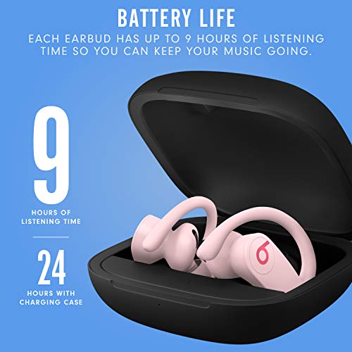 Beats Powerbeats Pro Wireless Earbuds - Apple H1 Headphone Chip, Class 1 Bluetooth Headphones, 9 Hours of Listening Time, Sweat Resistant, Built-in Microphone - Ivory