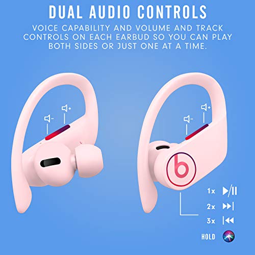 Beats Powerbeats Pro Wireless Earbuds - Apple H1 Headphone Chip, Class 1 Bluetooth Headphones, 9 Hours of Listening Time, Sweat Resistant, Built-in Microphone - Ivory