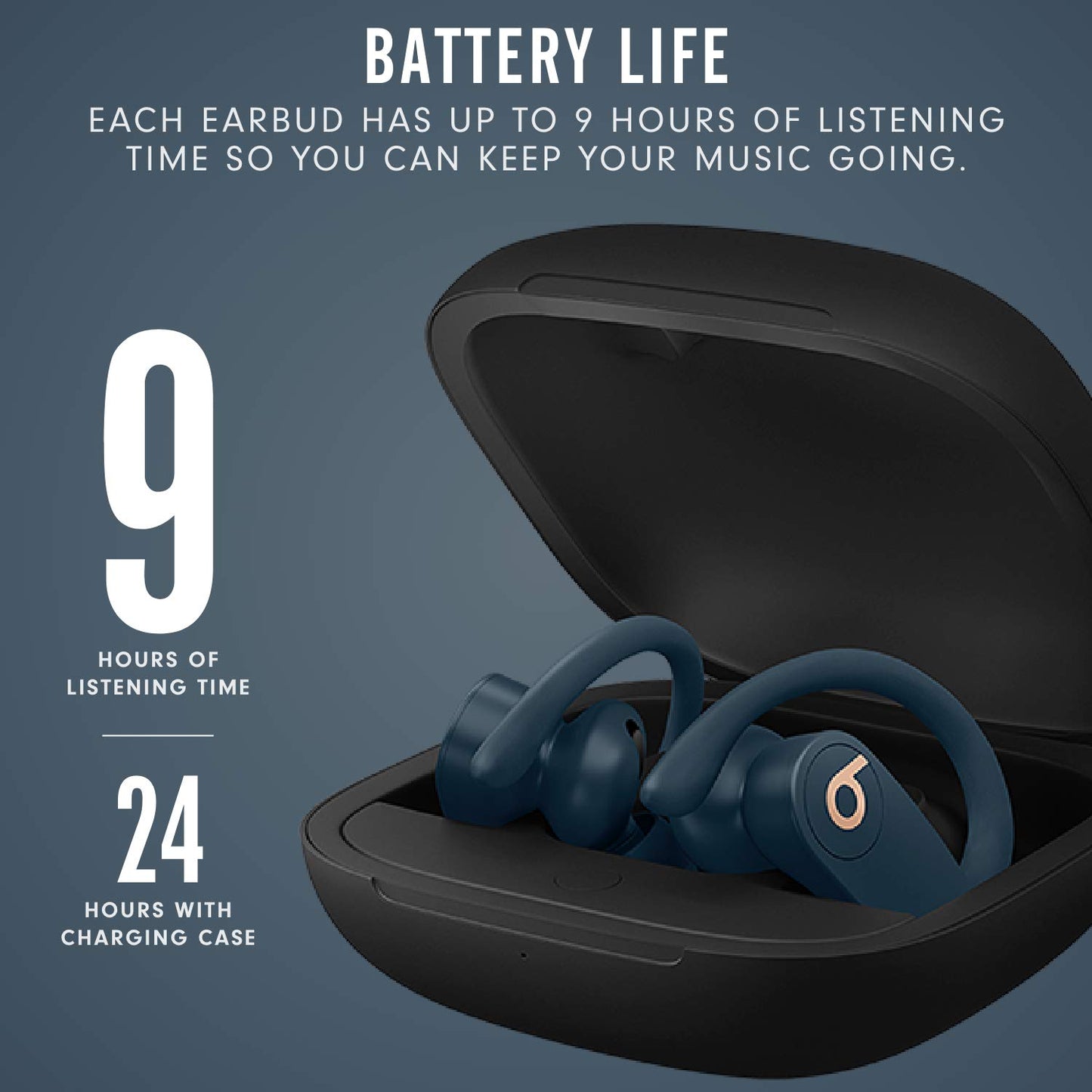 Beats Powerbeats Pro Wireless Earbuds - Apple H1 Headphone Chip, Class 1 Bluetooth Headphones, 9 Hours of Listening Time, Sweat Resistant, Built-in Microphone - Ivory